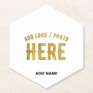 STIJLVOL MODERN  WIT GEVERIFIEERD BRANDED KARTONNEN ONDERZETTERS