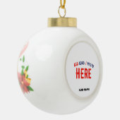 STIJLVOL MODERN  WIT GEVERIFIEERD BRANDED KERAMISCHE BAL ORNAMENT (Links)