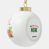 STIJLVOL MODERN  WIT GEVERIFIEERD BRANDED KERAMISCHE BAL ORNAMENT (Links)