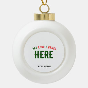 STIJLVOL MODERN  WIT GEVERIFIEERD BRANDED KERAMISCHE BAL ORNAMENT