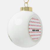 STIJLVOL MODERN  WIT GEVERIFIEERD BRANDED KERAMISCHE BAL ORNAMENT (Links)