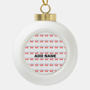 STIJLVOL MODERN  WIT GEVERIFIEERD BRANDED KERAMISCHE BAL ORNAMENT