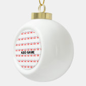 STIJLVOL MODERN  WIT GEVERIFIEERD BRANDED KERAMISCHE BAL ORNAMENT (Rechts)