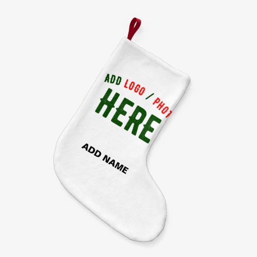 STIJLVOL MODERN  WIT GEVERIFIEERD BRANDED KLEINE KERSTSOK (Voorkant (Hangend))