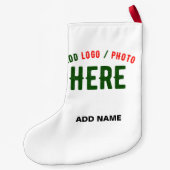 STIJLVOL MODERN  WIT GEVERIFIEERD BRANDED KLEINE KERSTSOK (Achterkant)