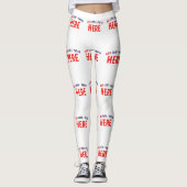 STIJLVOL MODERN  WIT GEVERIFIEERD BRANDED LEGGINGS (Voorkant)