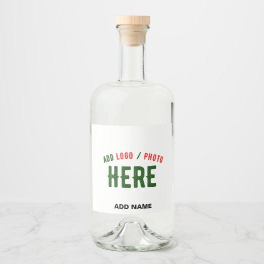 STIJLVOL MODERN WIT GEVERIFIEERD BRANDED LIKEURFLES ETIKET (Voorkant)