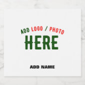 STIJLVOL MODERN  WIT GEVERIFIEERD BRANDED LIKEURFLES ETIKET (Enkel label)