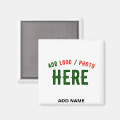 STIJLVOL MODERN  WIT GEVERIFIEERD BRANDED MAGNEET (Voorkant / Achterkant)