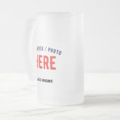 STIJLVOL MODERN  WIT GEVERIFIEERD BRANDED MATGLAS BIERPUL (Voorkant links)