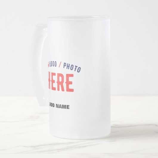 STIJLVOL MODERN  WIT GEVERIFIEERD BRANDED MATGLAS BIERPUL (Voorkant links)