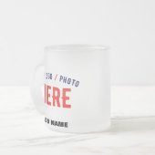 STIJLVOL MODERN  WIT GEVERIFIEERD BRANDED MATGLAS KOFFIEMOK (Voorkant links)