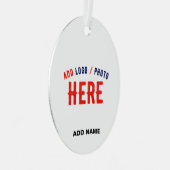 STIJLVOL MODERN  WIT GEVERIFIEERD BRANDED METALEN ORNAMENT (Voorkant Rechts)