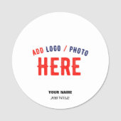 STIJLVOL MODERN  WIT GEVERIFIEERD BRANDED NAAMPLAATJE (Voorkant)