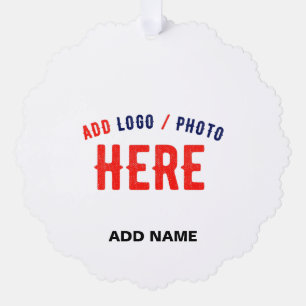 STIJLVOL MODERN WIT GEVERIFIEERD BRANDED ORNAMENT KAART