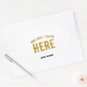 STIJLVOL MODERN WIT GEVERIFIEERD BRANDED OVALE STICKER (Envelop)