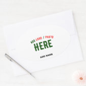 STIJLVOL MODERN WIT GEVERIFIEERD BRANDED OVALE STICKER (Envelop)