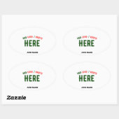 STIJLVOL MODERN WIT GEVERIFIEERD BRANDED OVALE STICKER (Vel)
