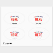 STIJLVOL MODERN  WIT GEVERIFIEERD BRANDED OVALE STICKER (Vel)