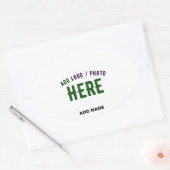 STIJLVOL MODERN  WIT GEVERIFIEERD BRANDED OVALE STICKER (Envelop)