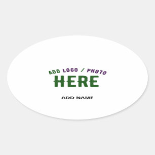 STIJLVOL MODERN  WIT GEVERIFIEERD BRANDED OVALE STICKER
