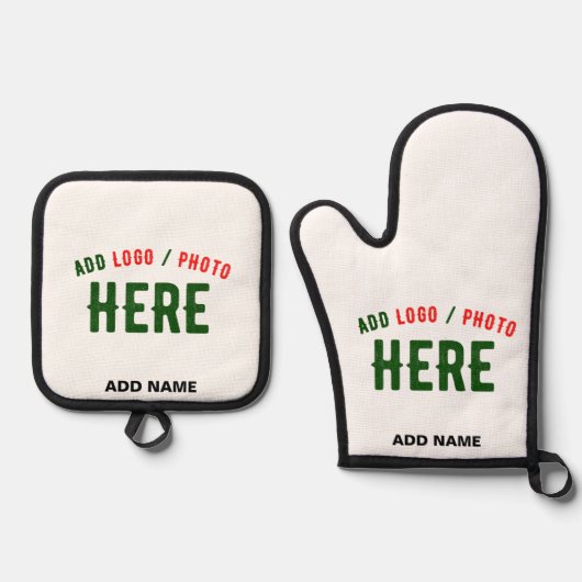 STIJLVOL MODERN  WIT GEVERIFIEERD BRANDED OVENWANT & PANNENLAP SET (Voorkant)