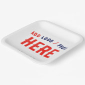 STIJLVOL MODERN WIT GEVERIFIEERD BRANDED PAPIEREN BORDJE (Gebogen)