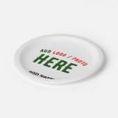 STIJLVOL MODERN  WIT GEVERIFIEERD BRANDED PAPIEREN BORDJE (Gekanteld)