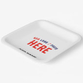 STIJLVOL MODERN  WIT GEVERIFIEERD BRANDED PAPIEREN BORDJE (Gebogen)