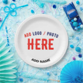 STIJLVOL MODERN  WIT GEVERIFIEERD BRANDED PAPIEREN BORDJE (Feest)