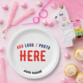 STIJLVOL MODERN  WIT GEVERIFIEERD BRANDED PAPIEREN BORDJE (Feest)