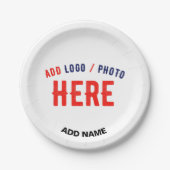 STIJLVOL MODERN  WIT GEVERIFIEERD BRANDED PAPIEREN BORDJE (Voorkant)