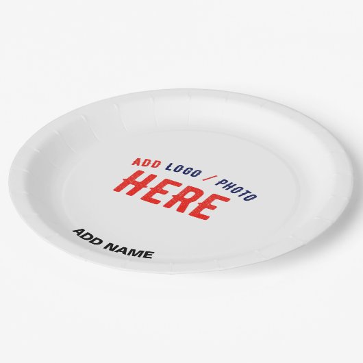 STIJLVOL MODERN  WIT GEVERIFIEERD BRANDED PAPIEREN BORDJE (Gekanteld)