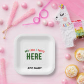 STIJLVOL MODERN  WIT GEVERIFIEERD BRANDED PAPIEREN BORDJE (Feest)