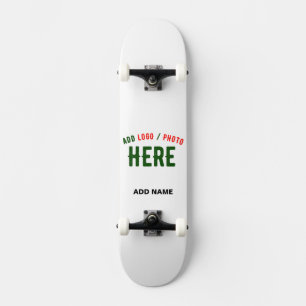 STIJLVOL MODERN WIT GEVERIFIEERD BRANDED PERSOONLIJK SKATEBOARD