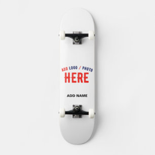 STIJLVOL MODERN  WIT GEVERIFIEERD BRANDED PERSOONLIJK SKATEBOARD