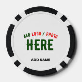 STIJLVOL MODERN WIT GEVERIFIEERD BRANDED POKER CHIPS (Achterkant)