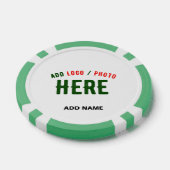 STIJLVOL MODERN  WIT GEVERIFIEERD BRANDED POKER CHIPS (Enkel)