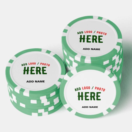 STIJLVOL MODERN  WIT GEVERIFIEERD BRANDED POKER CHIPS (Opstapeling)