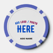 STIJLVOL MODERN WIT GEVERIFIEERD BRANDED POKER CHIPS (Achterkant)