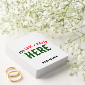 STIJLVOL MODERN  WIT GEVERIFIEERD BRANDED POKERKAARTEN (Insitu (Huwelijk))