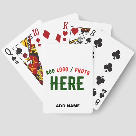 STIJLVOL MODERN  WIT GEVERIFIEERD BRANDED POKERKAARTEN (Achterkant)