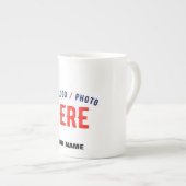 STIJLVOL MODERN  WIT GEVERIFIEERD BRANDED PORSELEIN KOP (Voorkant rechts)