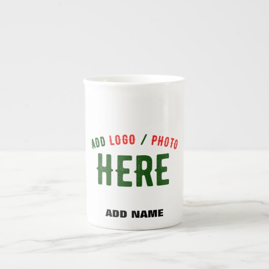 STIJLVOL MODERN  WIT GEVERIFIEERD BRANDED PORSELEIN KOP (Voorkant)