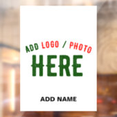 STIJLVOL MODERN WIT GEVERIFIEERD BRANDED RAAMSTICKER (Vel 2)