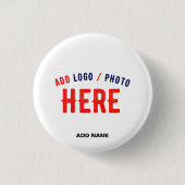 STIJLVOL MODERN  WIT GEVERIFIEERD BRANDED RONDE BUTTON 3,2 CM (Voorkant)
