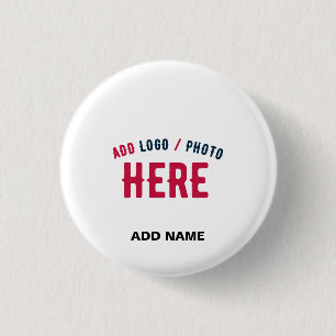 STIJLVOL MODERN WIT GEVERIFIEERD BRANDED RONDE BUTTON 3,2 CM
