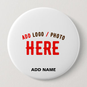 STIJLVOL MODERN WIT GEVERIFIEERD BRANDED RONDE BUTTON 4,0 CM
