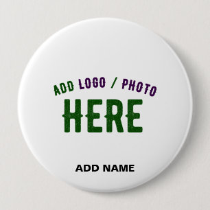STIJLVOL MODERN  WIT GEVERIFIEERD BRANDED RONDE BUTTON 4,0 CM