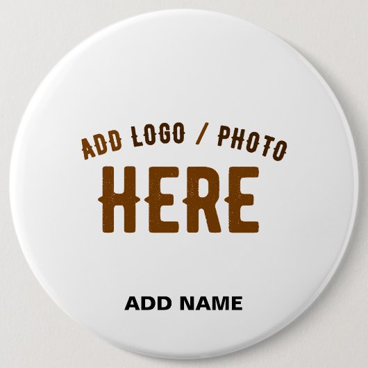 STIJLVOL MODERN  WIT GEVERIFIEERD BRANDED RONDE BUTTON 6,0 CM (Voorkant)